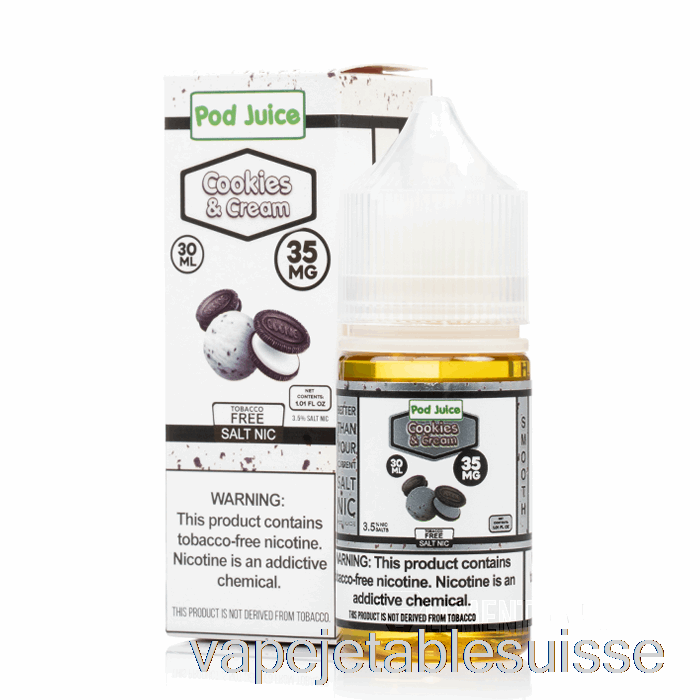 Vape Suisse Biscuits Et Crème - Jus De Dosette - 30ml 55mg
